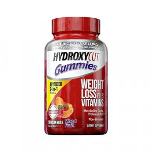 Weight Loss Gummies | Hydroxycut Caffeine-Free Gummy Weight Loss for Women & Men-Metabolism Booster for Weight Loss -90 Count (Pack of 1)