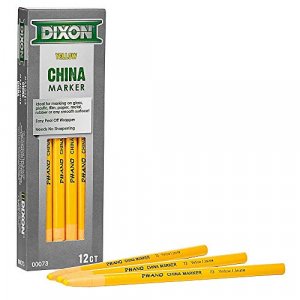 SHARPIE Peel-Off China Markers, Red, 12 Count