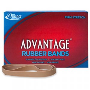 Alliance Rubber 27075 Advantage Rubber Bands Size #107, 1 lb Box Contains Approx. 40 Bands (7
