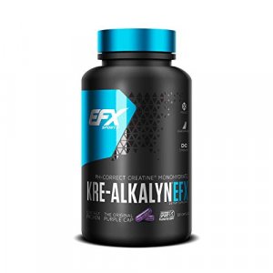 EFX Sports Kre-Alkalyn | PH-Correct Creatine Monohydrate | Multi-Patented Formula, Gain Strength, Build Muscle & Enhance Performance - 120 Capsules /