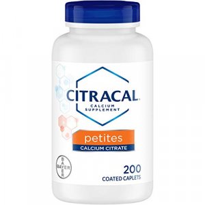 Citracal Petites, Highly Soluble, Easily Digested, 400 mg Calcium Citrate With 500 IU Vitamin D3, Bone Health Supplement for Adults, Relatively Small