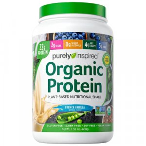 Plant Based Protein Powder-Purely Inspired Organic Protein Powder-22g of Plant Protein-Pea Protein Powder-Vanilla Protein Powder,1.5 lb(17 Servings)