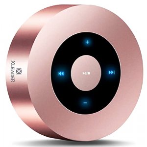 [ Smart Touch] Bluetooth Speaker XLeader SoundAngel A8 (3rd Gen) Premium Rose Gold 3D Mini Speaker with Portable Waterproof Case