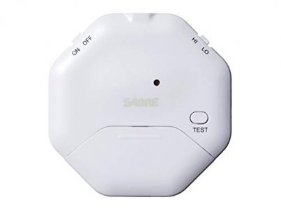 SABRE HS-GA Wireless Window Glass Break & Vibration Detector Alarm with Security Warning Decal-DIY Easy Installation, White (1-Pack)