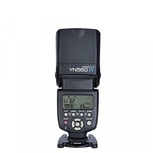 YONGNUO YN560 IV Wireless Flash Speedlite Master + Slave Flash + Built-in Trigger System for Canon Nikon Pentax Fujifilm Panasonic Digital Cameras