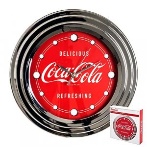 Coca-Cola Chrome Clock, 12