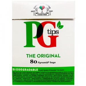 PG Tips Premium Black Tea, Pyramid Bags, 80 ct