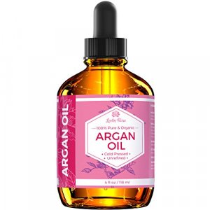 Argan Oil by Leven Rose, 100% Pure Virgin Cold Pressed Moroccan Anti Aging Acne Treatment Moisturizer for Hair Skin & Nails 4 oz
