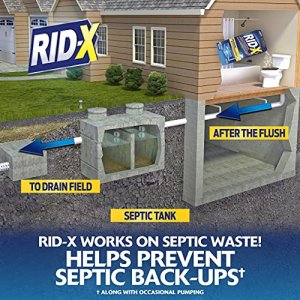 Rid-X Septic System Maintenance, Professional, Dual Action, Powder - 39.2 oz