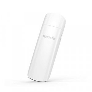 Tenda U12 AC1300 Dual-Band Wireless Wi-Fi USB 3.0 Adapter with Built-in High Gain Antenna for PC, Works with Windows and Mac OS, White