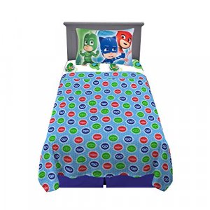 Franco Kids Bedding Super Soft Microfiber Sheet Set, (3 Piece) Twin Size, PJ Masks