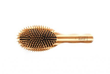 Bass Brushes Semi Oval Wild Boar Hair Brush