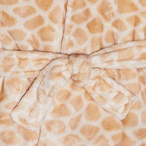 Hudson Baby Unisex Baby Plush Animal Face Robe, Giraffe, One Size, 0-9 Months