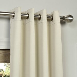 HPD Half Price Drapes Grommet Room Darkening Curtain 50 X 96 (1 Panel), BOCH-120601-96-GR, Egg Nog