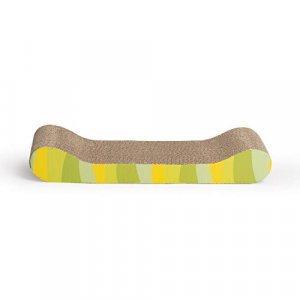 Catit Style Scratcher with Catnip - Jungle-Stripe Lounge