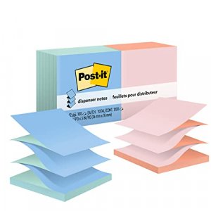 Post-it Pop-up Notes, 3x3 in, 12 Pads, America's #1 Favorite Sticky Notes, Assorted  Pastel Colors, Clean Removal, Recyclable (R330-U-ALT) - Imported Products  from USA - iBhejo