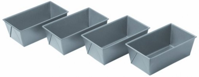 Norpro Nonstick Linking Mini Meatloaf Bread Pan Set Top - Holes Fat  Draining for sale online