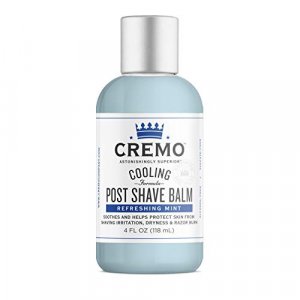 Cremo Cooling Formula Post Shave Balm, Soothes, Cools And Protects Skin From Shaving Irritation, Dryness and Razor Burn, 4 Oz