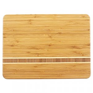 Totally Bamboo Martinique Bamboo Serving and Cutting Board, 15
