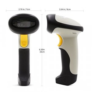 TEEMI Bluetooth Barcode Scanner with Optional Stand,for iPhone iPad Android Tablet PC, Mac OS X, Android, Windows 10 and iOS 14 (No Stand)