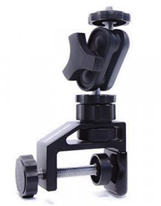 PEDCO UltraClamp Assembly 360 Swivel Camera Mount Accessory for Cameras, Scopes and Binoculars (1.5-Inch w/Swivel), Black (P-UCA360)
