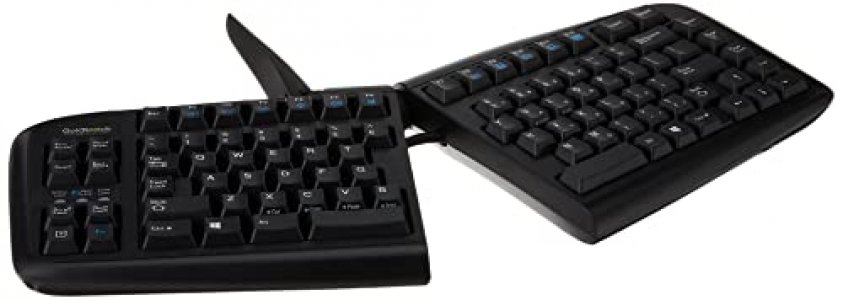 Goldtouch GTN-0099 V2 Adjustable Ergonomic Keyboard -- PC Only (USB & PS2) Black