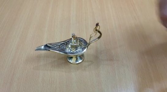 GSM DISTRIBUTION Brass Aladdin Genie Lamps Incense Burners