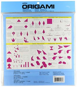 Aitoh OG-6 Origami Paper, 9.75-Inch by 9.75-Inch, 100-Pack