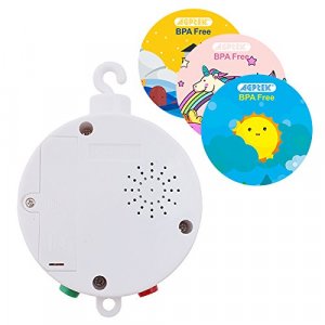 Baby Musical Mobile, AGPtek Battery-Operated Baby Bedding Musical Mobile Plays Twelve Tunes