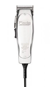 Andis 01690 Professional Fade Master Hair Clipper with Adjustable Fade Blade, Silver, Chrome