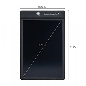 Boogie Board Basics Reusable Writing Pad-Includes 8.5 in LCD Writing Tablet, Instant Erase, Stylus Pen, Black