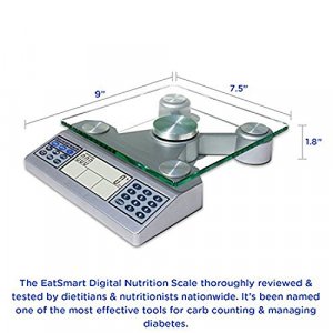 Eat Smart Digital Nutrition Food Scale with Professional Food and Nutrient  Calculator