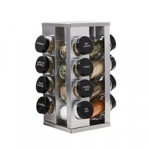  DecoBros Spice Rack 3 Tier Expandable Cabinet Spice Organizer  Step Shelf Organizer (31.75~63.50 cm), Chrome : Home & Kitchen