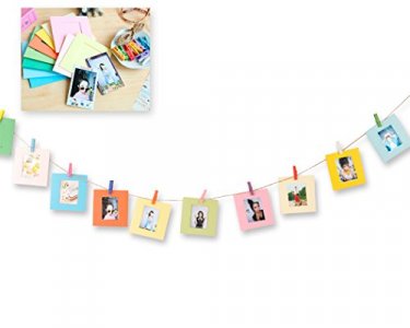 10 Pcs Paper Photo Frame Set for Fujifilm Instax Polaroid Mini 8, Mini 7S, Mini 25, Mini 50S, Mini 90 Instant Camera Films