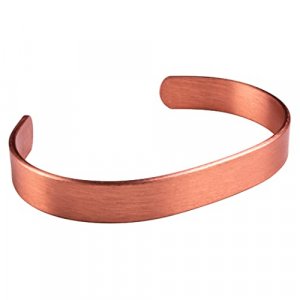 Apex Copper Bracelet, Solid Band