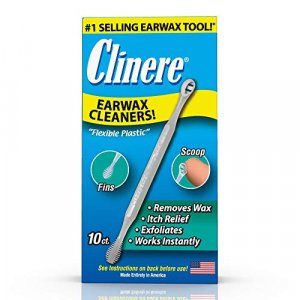 Clinere Ear Cleaners, 10 Count Earwax Remover Tool Safely and Gently Cleaning Ear Canal at Home, Ear Wax Cleaner Tool, Itch Relief, Ear Wax Buildup,