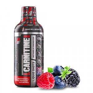 ProSupps L-Carnitine 3000 Stimulant Free Liquid Shots for Men and Women - Metabolic Energizer and Fat Burner Workout Drink for Performance and Muscle