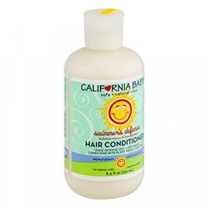 California Baby Swimmer's Defense Hair Conditioner - Deep Conditioning & Soft Detangling Hair Care for Babies, Kids & Toddlers, Leave In & Rinse Out,
