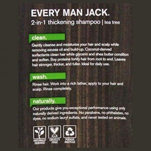 Every Man Jack SHAMPOO 2IN1 THCKNG TTREE, 13.53 Fl Oz (Pack of 1), SG_B00568AL7S_US
