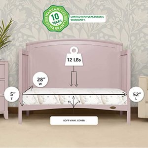 Dream On Me Twilight 5 80 Coil Inner Spring Crib and Toddler Mattress I Greenguard Gold Certified I JPMA Certified