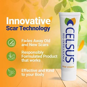 CELSUS Bio-Intelligence Scar Treatment and Anti Aging Cream for Scars, Acne Scars, Stretch Marks, Wrinkles