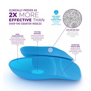 Heel That Pain Plantar Fasciitis Insoles | Heel Seats Foot Orthotic Inserts, Heel Cups for Heel Pain and Heel Spurs | Patented, Clinically Proven, 10