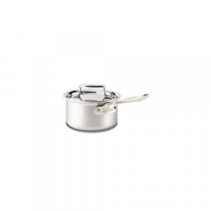 Nordic Ware 1.5-Quart Restaurant Sauce Pan with Lid, Metallic