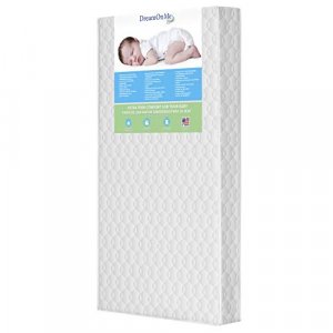 Dream On Me Full Size Firm Foam Crib and Toddler Bed Mattress, Carousel, 6