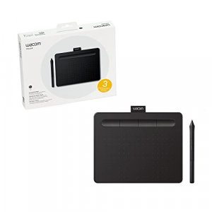 Wacom Intuos Graphics Drawing Tablet for Mac, PC, Chromebook & Android (small) with Software Included - Black (CTL4100)