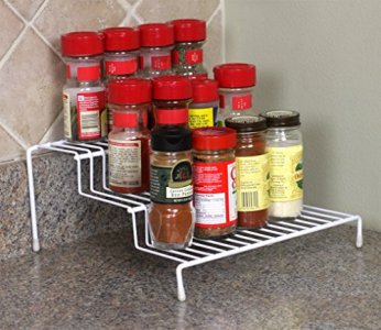 Home Basics Vinyl Coated Steel-Step Seasoning Rack, 9.5