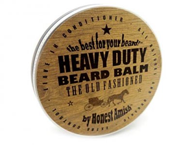 Honest Amish Heavy Duty Beard Balm -New Large 4 Ounce Twist Tin