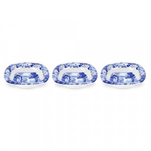 Spode Blue Italian Dip Dishes - Set of 3
