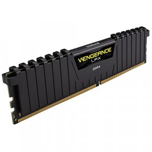 Corsair LPX 16GB DDR4 DRAM 2666MHz C16 Memory Kit CMK16GX4M1A2666C16 Black