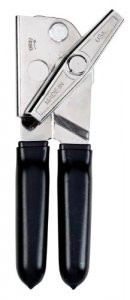 EZ-DUZ-IT Deluxe Can Opener with Black Grips